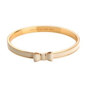 KATE SPADE • Take a Bow Bangle Stacking Layering Gold Bracelet